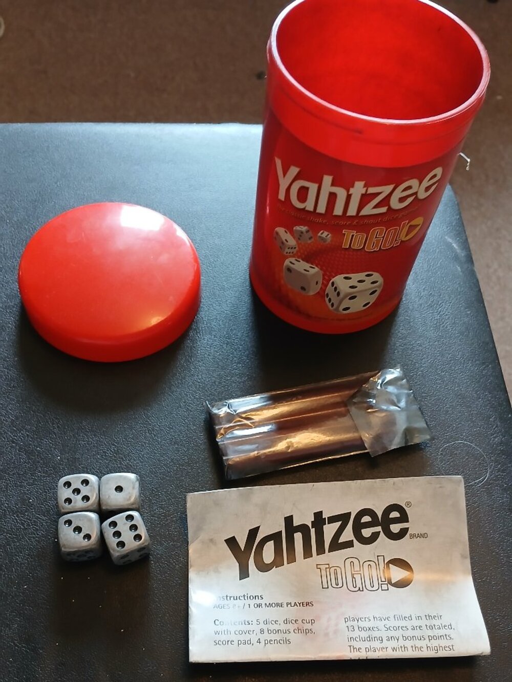 Yahtzee to Go Travel Game